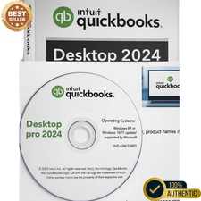 Intuit Quick Books Desktop Pro Plus 2024  | USB | Lifetime License | 1 User