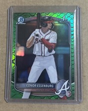 2025 Topps Bowman Chrome Conor Essenburg 1st #BDC-124 Green Reptilian 39/99 QI95
