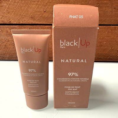 Black Up Paris Natural 97% Matte Finish Foundation Vegan FNAT 05 30ml NEW