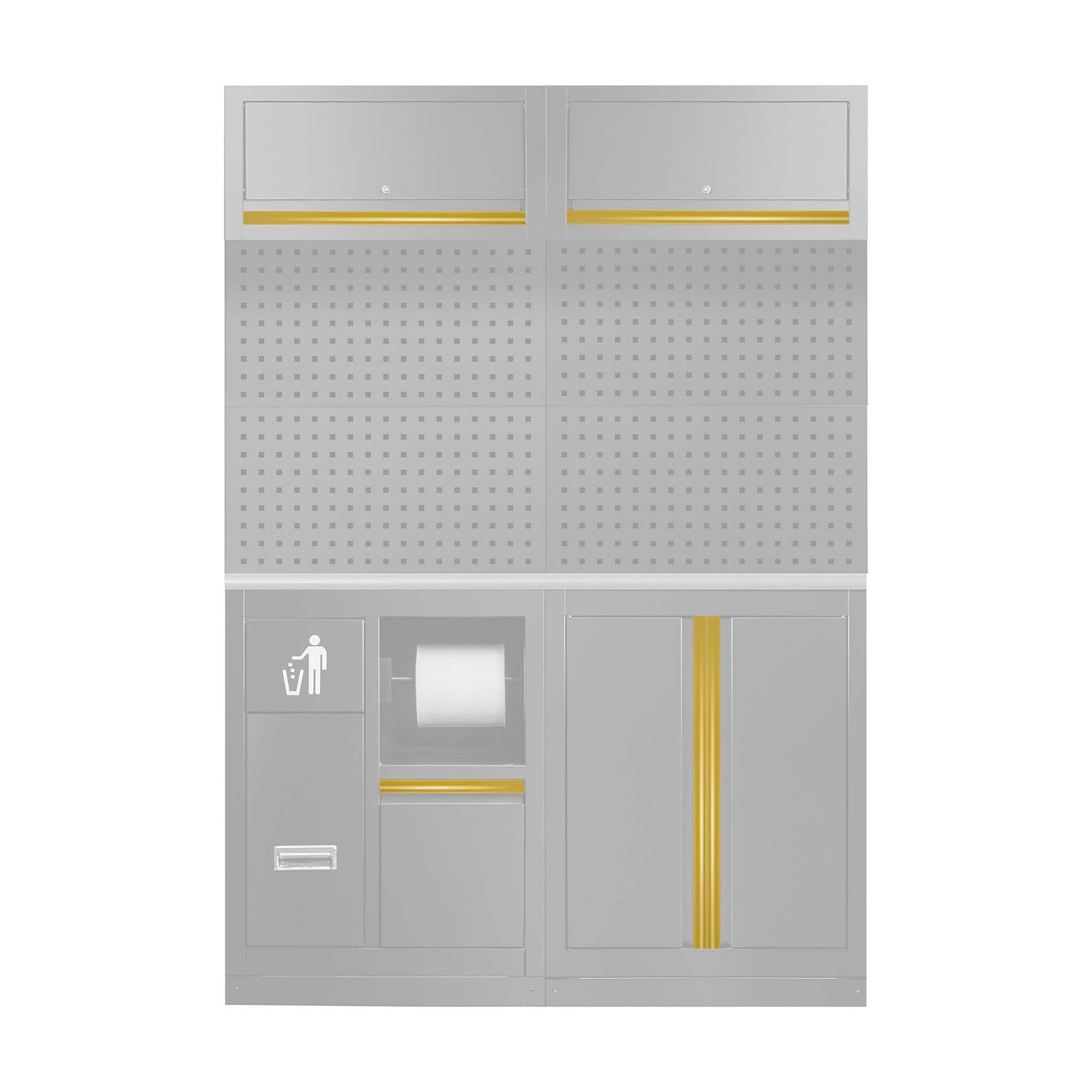 Maniglie Serie 527 Oro Gold Design | Set Completo per Porte di Pregio