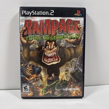 Rampage: Total Destruction - Sony PlayStation 2 PS2 CIB w/Registration - Tested
