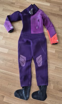 ION Envee 4/3 Damen Trockenanzug Drysuit Gr. 36 sehr warm + 2 Ersatzmanschetten