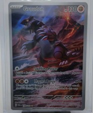 Pokémon TCG Groudon 199/182 Paradox Rift Illustration Rare Holo Full Art on eBay