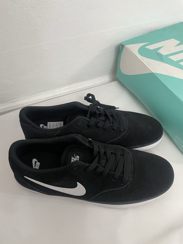 Nike SB Heritage Vulc Negro Blanco Para hombres Zapatos de Skateboarding Talla Uk 10 EU 45 - Imagen 11 de 12