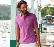 Criquet - Men's Top-Shelf Players Polo Shirt - Mulberry - NWT - Size XL