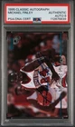 1995 Classic Autograph Michael Finley Wisconsin Badgers AUTH AUTO PSA 8 POP 1!