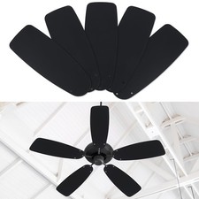 Kittmip 5 Pack Replacement Fan Blades for 42"/52" Ceiling 42", Black