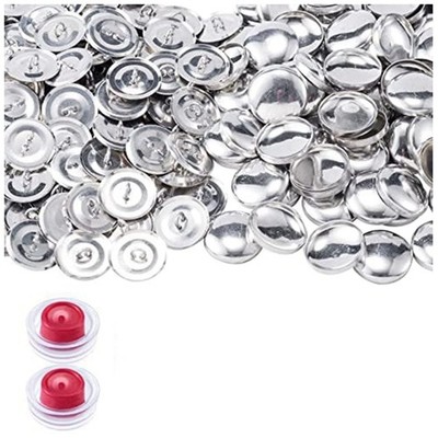 100 Sets 23-Mm-NäHknopfabdeckungsset für Kunsthandwerk, NäHbedarf, 7/8-Zoll5793