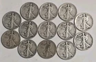 13 x 1921-S Walking Liberty Half Dollars (13 coin lot)