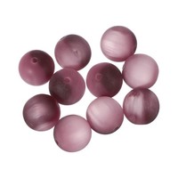 10 Stk Acryl Runde Perlen 16Mm Lose Perlen FüR Schmuckherstellung Dunkelrot