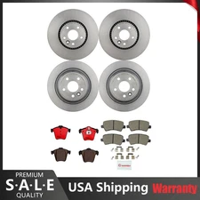 Brembo Front & Rear Brake Kit Disc Rotors Ceramic Pads For V60 S60 Cross Country