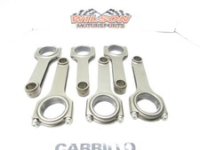 6 Used Carrillo 6.200 Connecting Rods 2.000 Imca Ump Dragracing Sbc