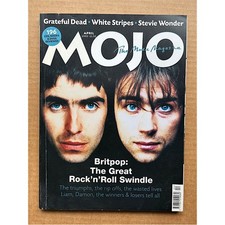 OASIS/BLUR MOJO #113 MAGAZINE APRIL 2003 - OASIS AND BLUR COVER WITH MORE INSIDE