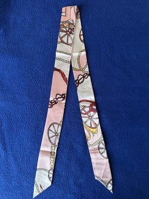 Women Satin Silk Scarf Scarves Wrap Tied Bag Handle Neck Hair Long Ribbon