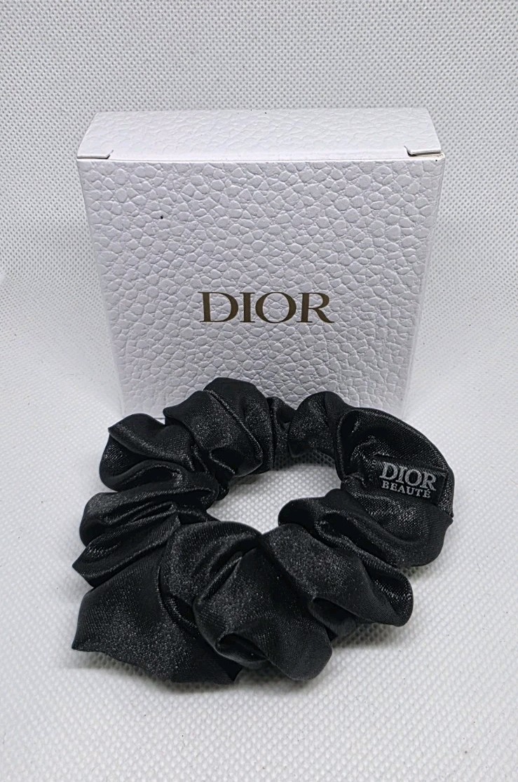 DIOR Beauté Pink Satin Hair Scrunchie