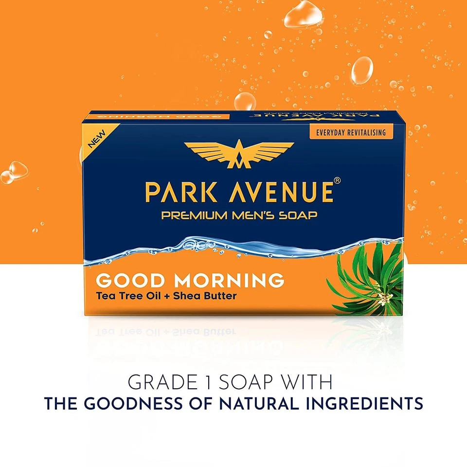 Park Avenue Premium Men’s Soap Tea tree Oil+Shea Butter 125g BUY 3 GET 1 AU - Image 3 of 4