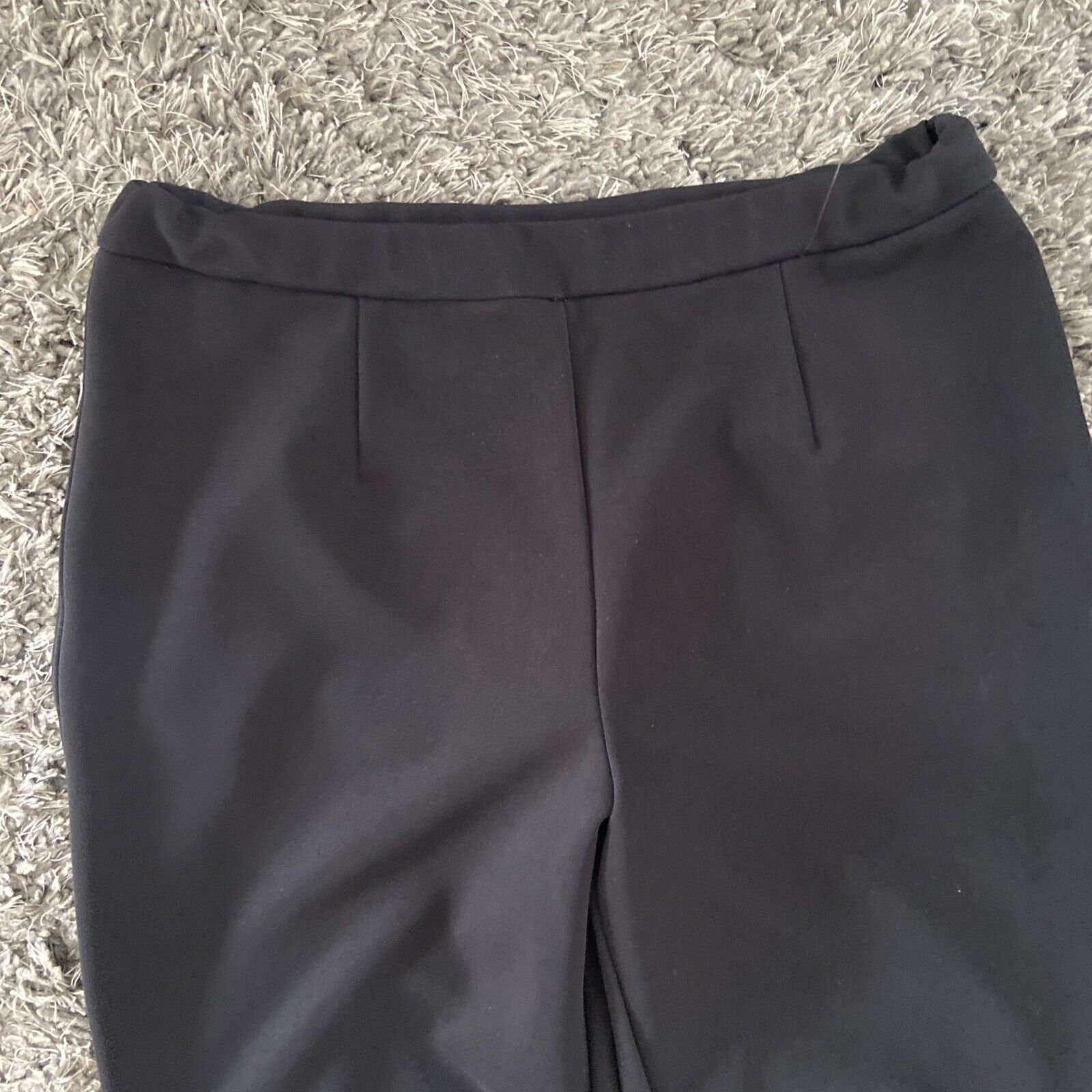 Women’s CHICO'S Additions Dress Pants Pull On Straight Black Size 1 EUC ...