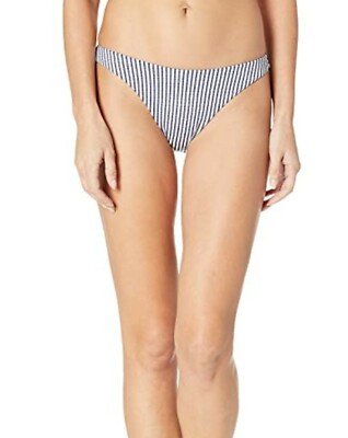 Roxy Printed Softly Love Reversible Full Swimsuit Bottoms Medium Blue Cornfield 