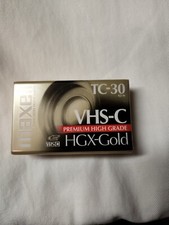 Maxell T-30 Premium High Grade VHS-C Videotape Cassette