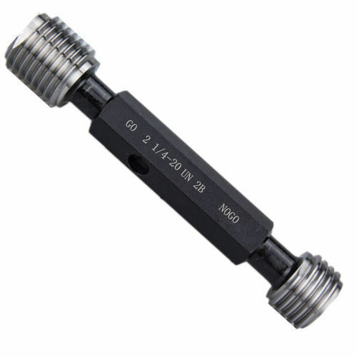 2 1/4-20 UN Thread Plug Gage 2B GO NOGO 100% Calibrated ship