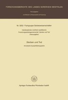 Sterben Und Tod | Buch | 9783531032528