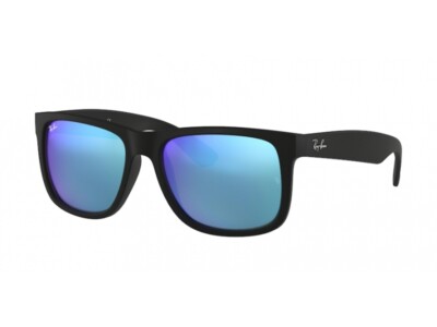 Ray-Ban Sonnenbrille RB4165F JUSTIN  622/55 - Schwarz - Blau
