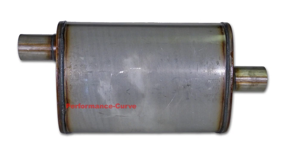 Silenciador de escape rendimiento 2" O/C MAX FLOW acero inoxidable 4x9 MF1224 Foto 2 de 3