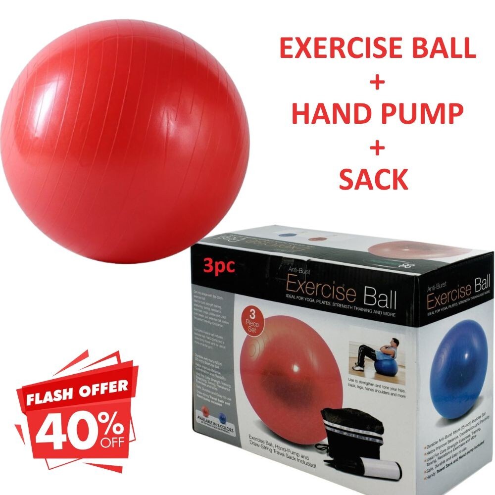 Exercise Gym Yoga Swiss Ball Fitness Pregnancy Birthing Anti Burst Core Balls
