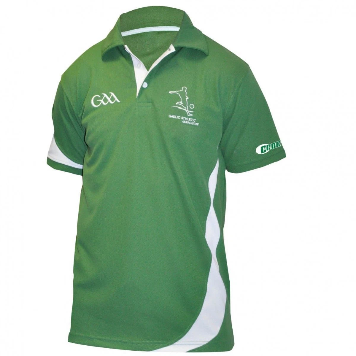 Croker GAA Performance Polo Men's Green Irish Ireland Embroidered Shirt NEW
