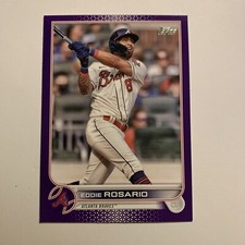 2022 Topps Series 1 Base #153 Eddie Rosario - Atlanta Braves Meijer Purple
