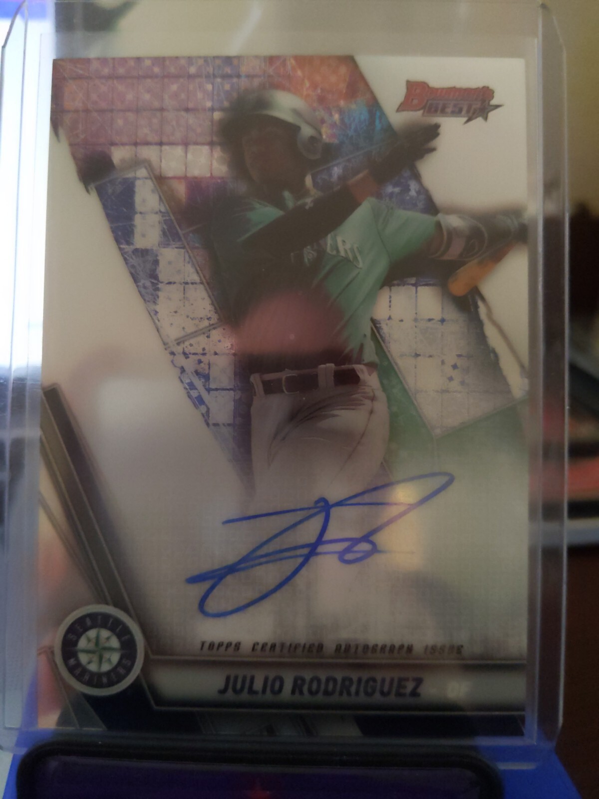2019 Bowman's Best Julio Rodriguez Auto Rookie Best of 2019 Autographs #B19-JR