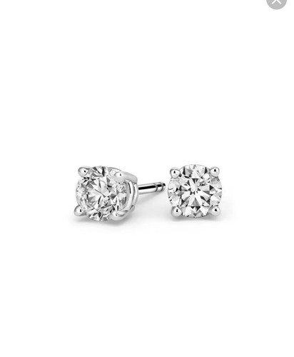 stud earrings Cubic Zirconium - Picture 2 of 6