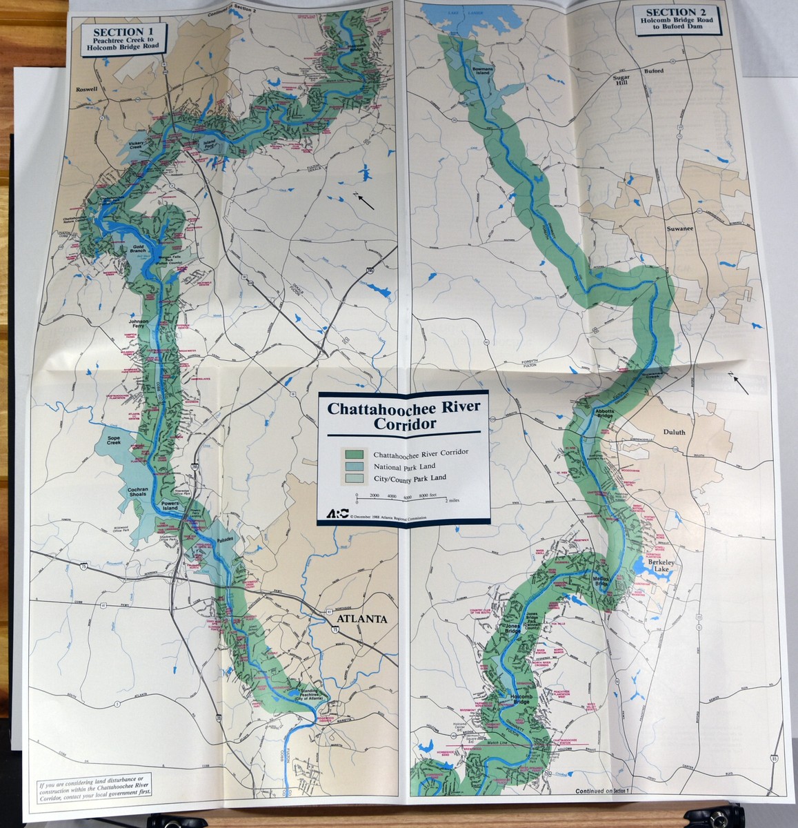 Chattahoochee River Map - S L1200
