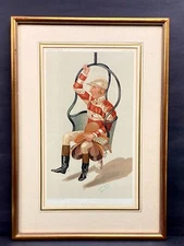 Tom Cannon original Vanity Fair by Spy mount framed 1885 Jockey Print 
