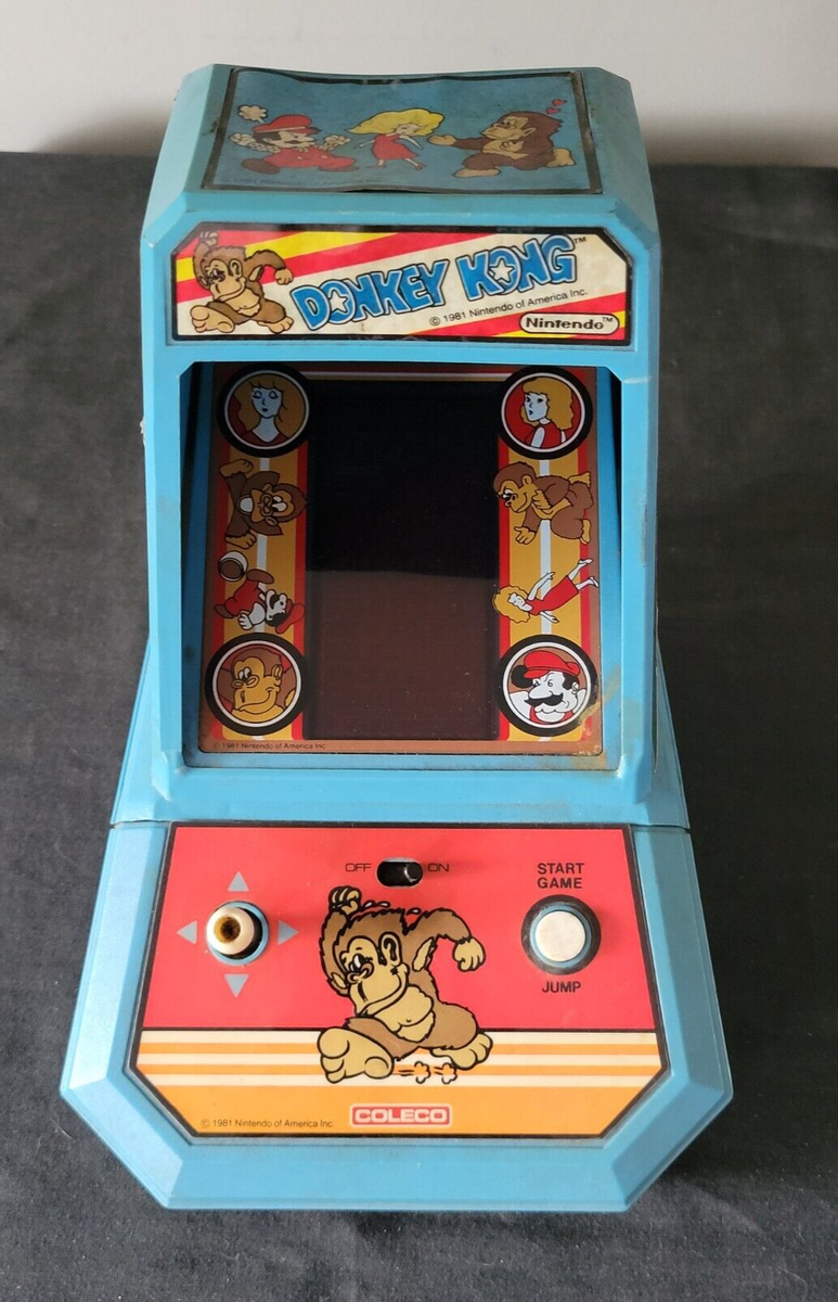 Vintage 1982 Coleco DONKEY KONG mini tabletop game orig box