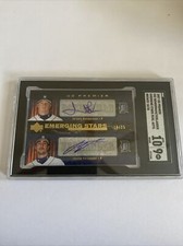 2007 upper deck premier baseball dual auto Verlander/Bonderman SGC Graded 10/9.