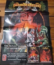 Hackmaster 2001 Kenzer And Company Retailer Promo Poster 24" X 34"