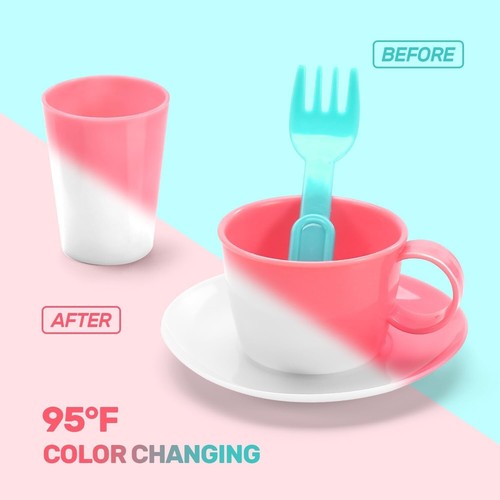 NEW CUTE STONE Color Changing Play Kitchen Sink Toys Electric Dishwasher w Water - Picture 4 of 12