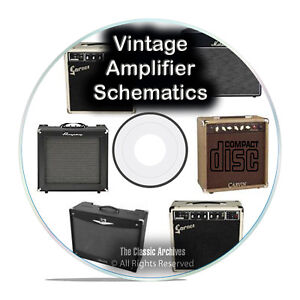 792 Vintage Amplifier Schematics, Fender, Fisher, Marshall Peavey Vox