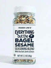 Trader Joe's Joes Everything But The Bagel Sesame Seasoning Blend 2.3oz-65g Jar