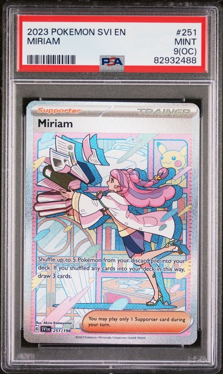 Pokemon Miriam 251 Special Illustration Rare SIR Scarlet Pokemon Miriam 251 Special Illustration Rare SIR Scarlet