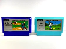 Nintendo Family computer HVC-GF Golf & HVC-BA Baseball