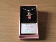 GUARDIAN ANGEL CHAIN NECKLACE WITH A NAME ( CHOOSE FROM THE LIST ).