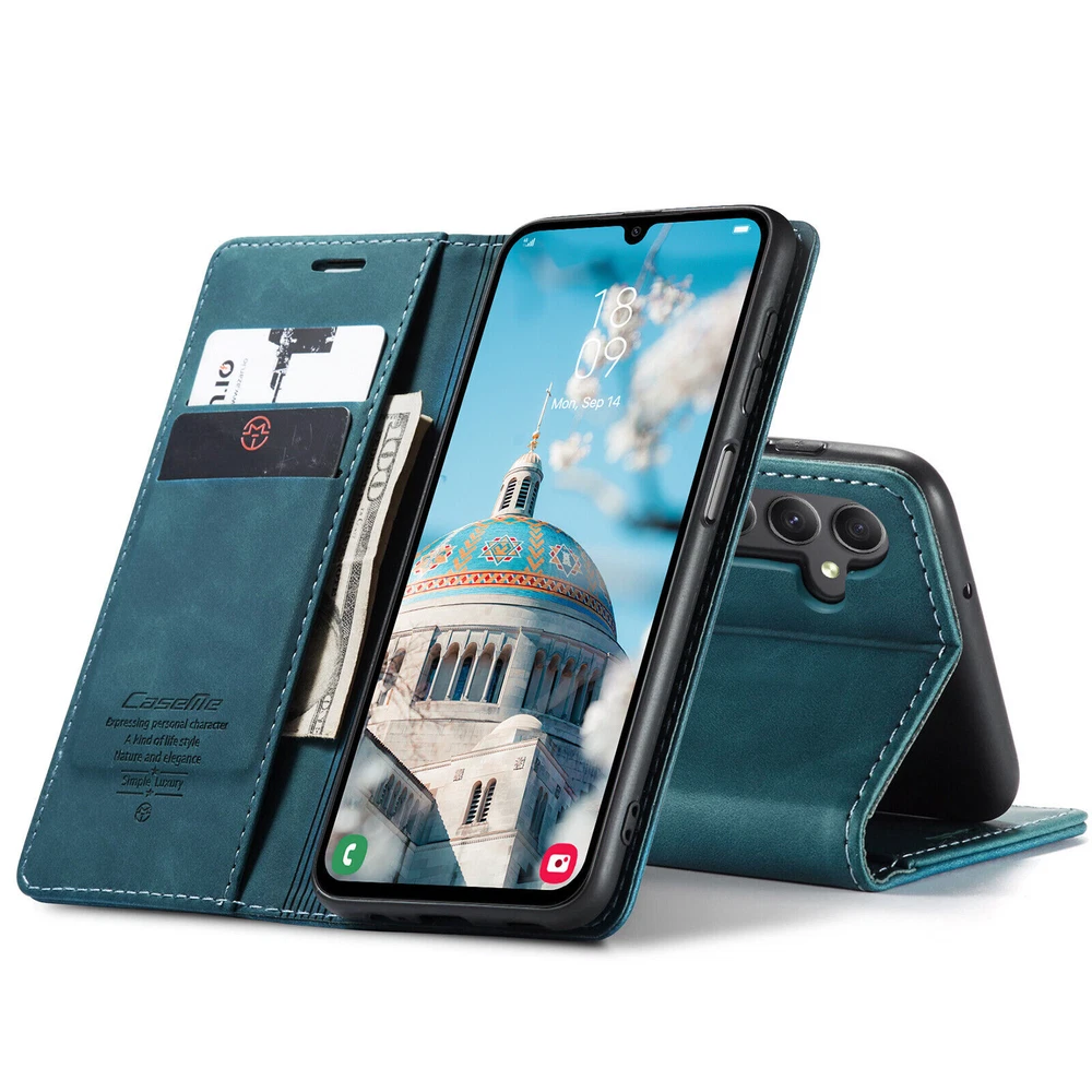 Magnetic Wallet Leather Flip Stand Cover for Samsung Galaxy A15 4G 5G Phone Case