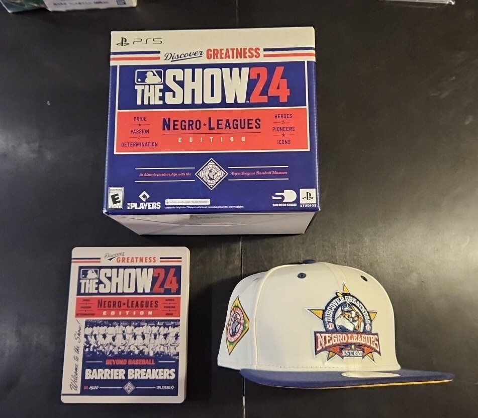 MLB The Show 24: Negro Leagues Edition Steelbook Never Used Hat