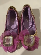 Disney Store Rapunzel Costume Shoes Tangled Child Size 9/10 US