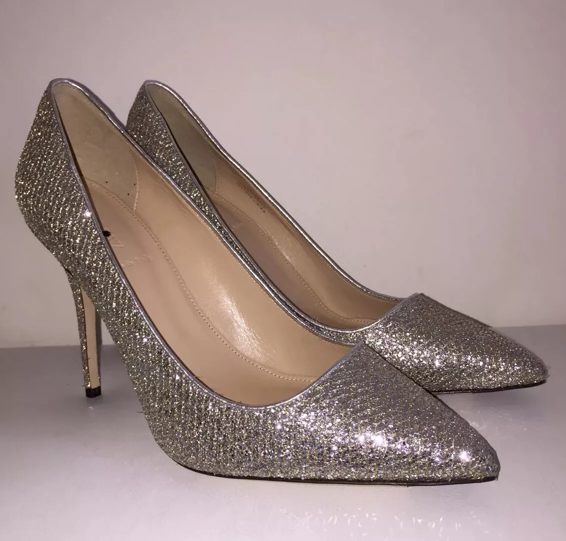J crew glitter heels sale