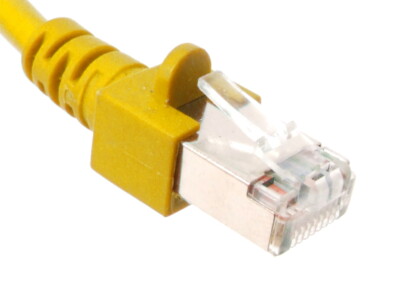 2x 1.5m Category Cat-5 Ether-Network Patch Cable Yellow/ Netzwerk Lan-Kabel Gelb