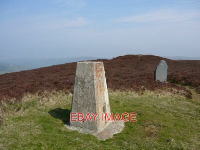 PHOTO  THE TRIG POINT AND SUMMIT OF MOEL GYW