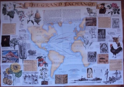 Travelers Map of Spain & Portugal + Spain in Americas Vintage Nat  display picture 1